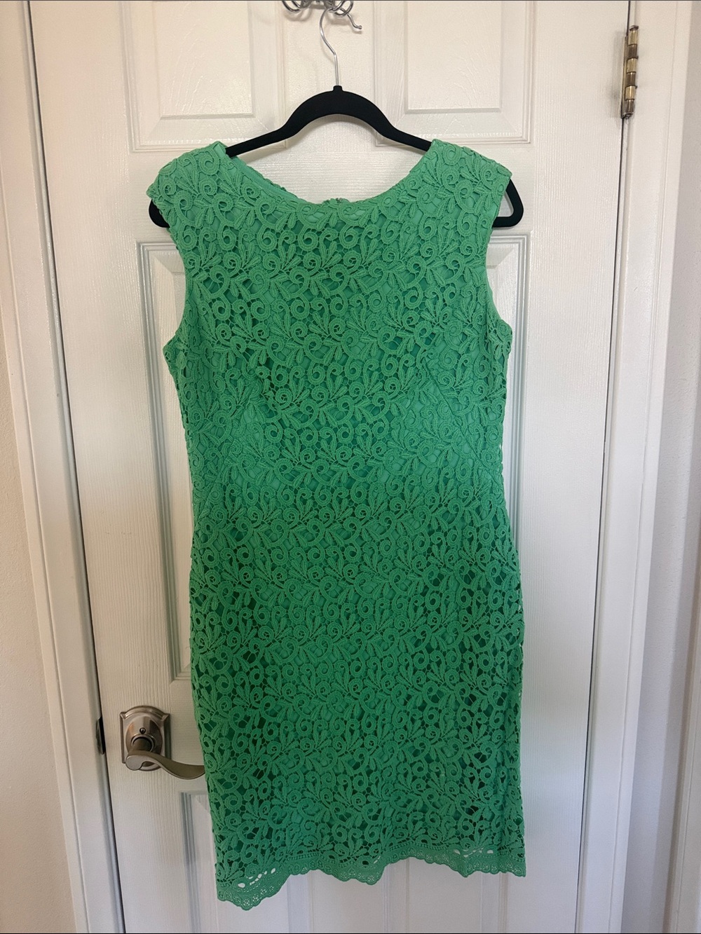 Ralph Lauren Emerald Green Lace Sheath Dress